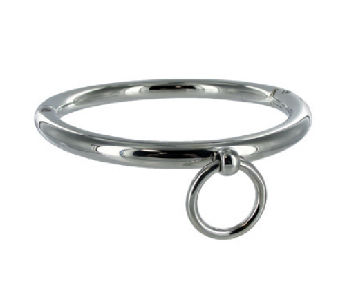 METAL HARD - BDSM NECKLACE WITH RING 10CM