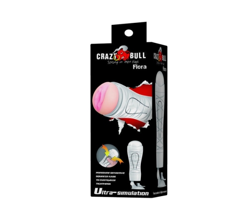 CRAZY BULL - FLORA VAGINA WITH MASTURBATOR BASE