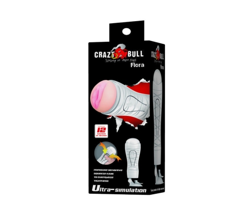 CRAZY BULL - FLORA MASTURBADOR VAGINA RECARGABLE