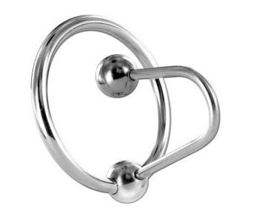 METAL HARD - ANILLA GLANDE CON PLUG