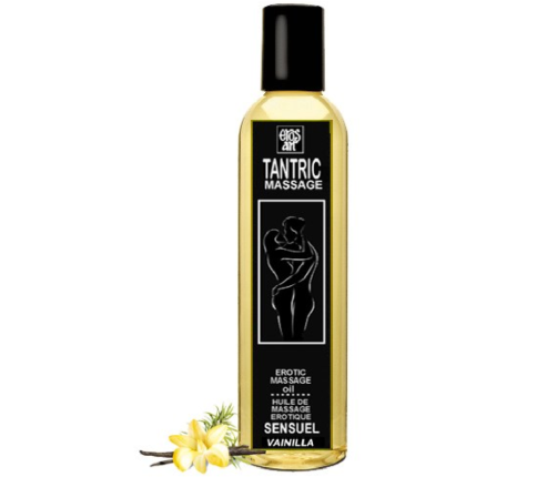 EROS-ART - ACEITE MASAJE TANTRICO NATURAL Y AFRODISÍACO VAINILLA 30 ML