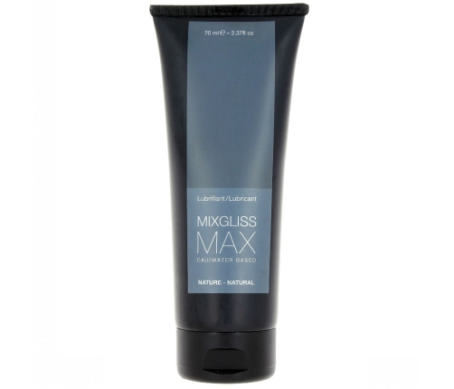 MIXGLISS - MAX LUBRICANTE ANAL BASE AGUA NATURAL 70 ML