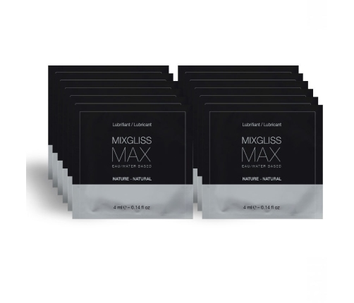 MIXGLISS - MAX ANAL DILATOR LUBRICANT PACK 12 SINGLE DOSE 4ML