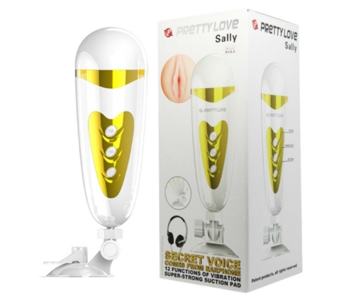 PRETTY LOVE - MALE MASTURBATOR WITH VIBRATION AND SOUND SALLY
