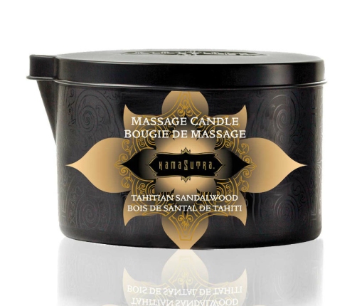 KAMASUTRA - VANILLA AND SANDALWOOD MASSAGE CANDLE 170 GR