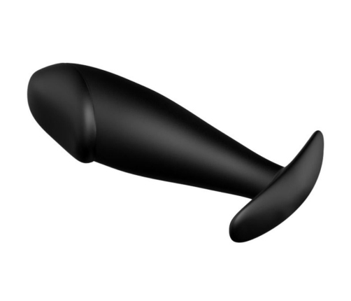 PRETTY LOVE - PLUG ANAL SILICONA FORMA PENE NEGRO