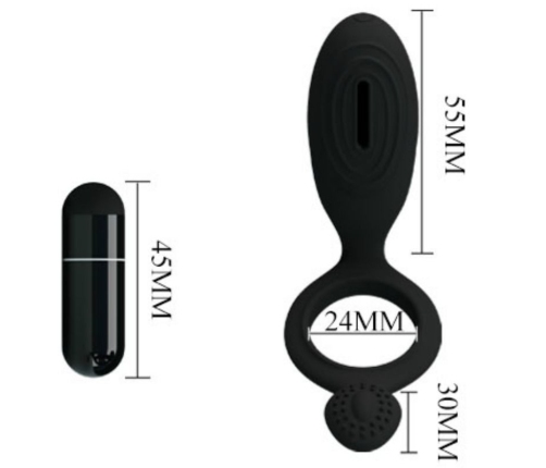 PRETTY LOVE - ETHEL VIBRATING RING WITH STIMULATOR