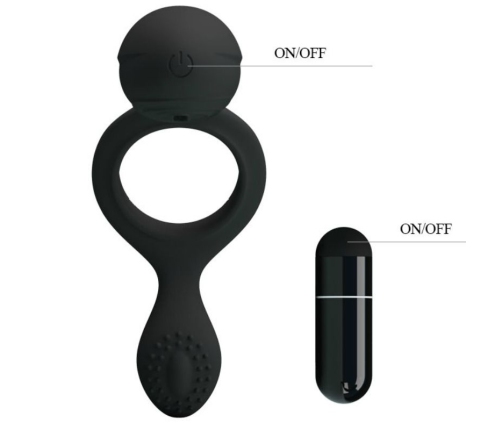 PRETTY LOVE - ETHEL VIBRATING RING WITH STIMULATOR