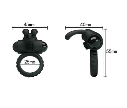 PRETTY LOVE - EUDORA VIBRATING RING WITH STIMULATOR