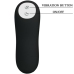 PRETTY LOVE - ANAL PLUG SILICONE EXTRA STIMULATION AND 12 VIBRATION MODES BLACK REMOTE CONTROL