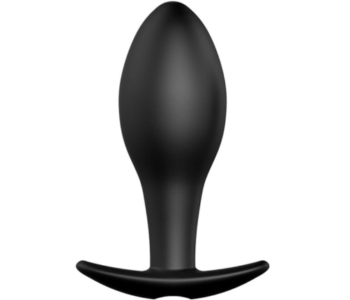 PRETTY LOVE - ANAL PLUG ANCHOR FORM SILICONE 12 VIBRATION MODES BLACK