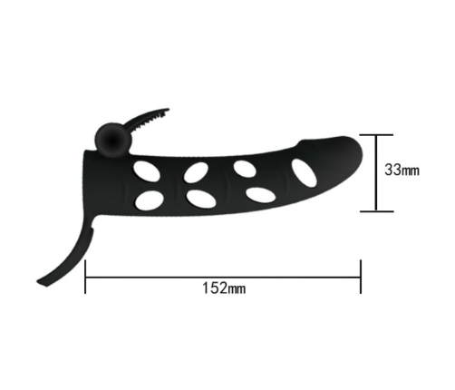 PRETTY LOVE - FUNDA SILICONA CON VIBRACIÓN 15.2 CM