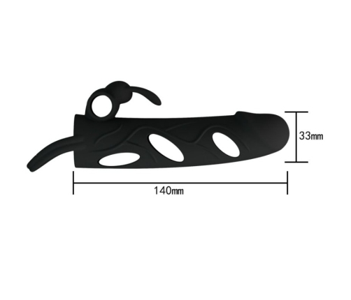 PRETTY LOVE - SILICONE COVER WITH VIBRATION 14 CM 1.0