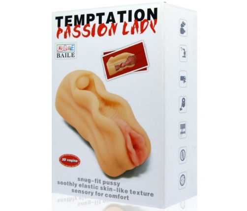 BAILE - MINI MALE MASTURBATOR VAGINA LIPS DESIGN