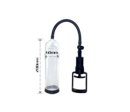 BAILE - BOMBA DE ERECCION TIRADOR Y BOQUILLA VAGINA 20 CM