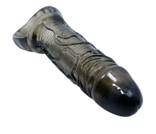 BAILE - FUNDA EXTENSORA PENE CON STRAP PARA TESTÍCULOS 11.5 CM