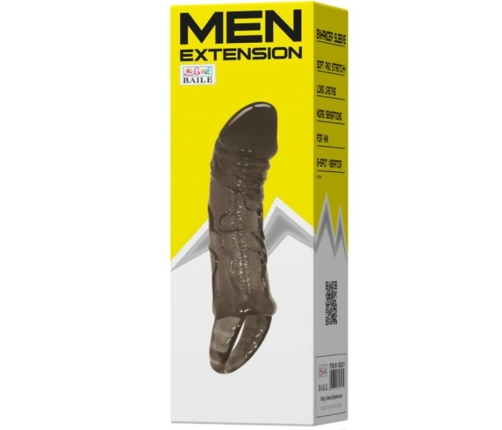 BAILE - FUNDA EXTENSORA PENE CON STRAP PARA TESTÍCULOS 11.5 CM