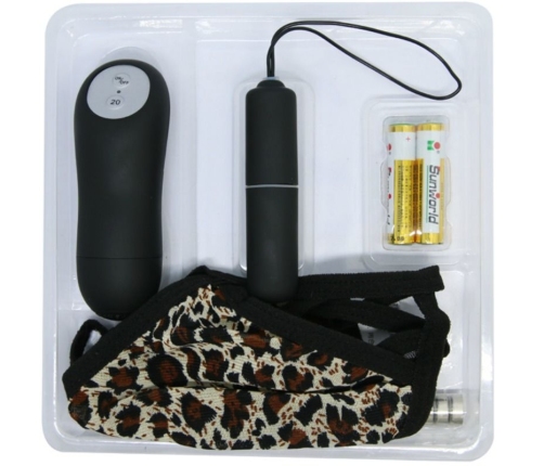 BAILE - THONG WITH VIBRATING BULLET AND CONTROL