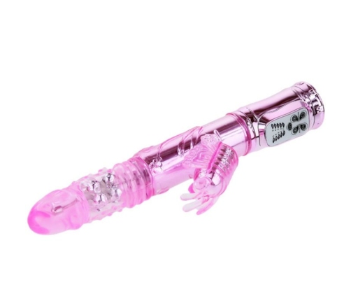 BAILE - RECHARGEABLE VIBRATOR WITH ROTATION AND THROBBING BUTTERF STIMULATOR