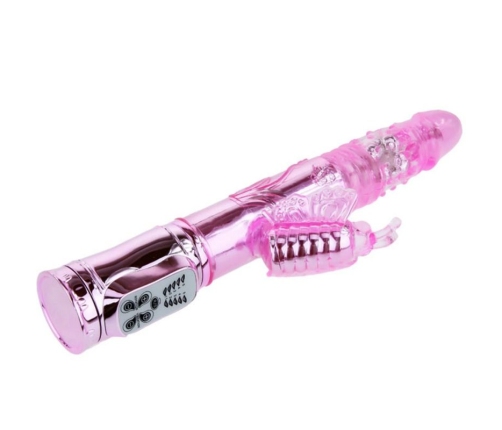 BAILE - RECHARGEABLE VIBRATOR WITH ROTATION AND THROBBING BUTTERF STIMULATOR