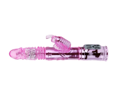 BAILE - RECHARGEABLE VIBRATOR WITH ROTATION AND THROBBING BUTTERF STIMULATOR