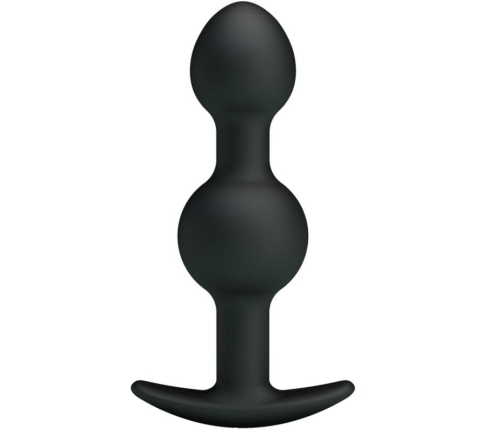 PRETTY LOVE - SPECIAL STIMULATION SILICONE ANAL BALLS 10.3 CM BLACK