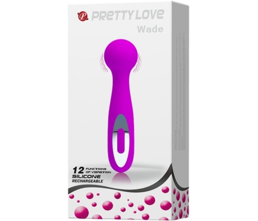 PRETTY LOVE - WADE RECHARGEABLE MASSAGER 12 FUNCTIONS