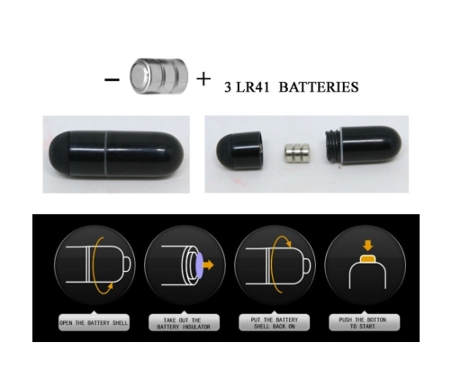 BAILE - BRAVE MAN PENIS COVER WITH RABBIT BLACK 16.5 CM