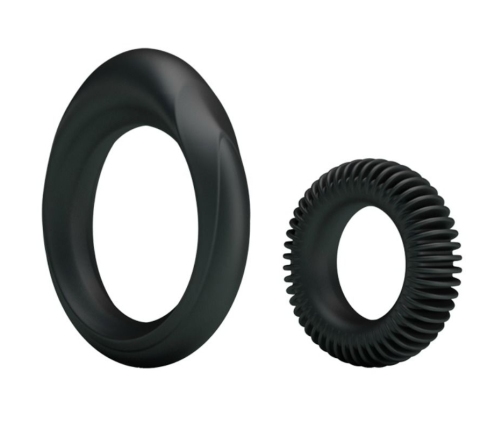 BAILE - KIT 2 ANILLOS SILICONA RING MANHOOD