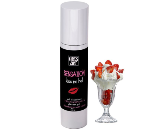 EROS-ART - SENSATTION LUBRICANTE NATURAL FRESAS CON NATA 50 ML