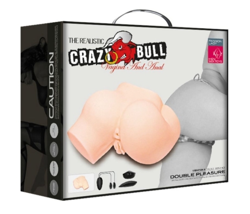 CRAZY BULL - BUTT WITH REALISTIC VAGINA AND ANUS AND VIBRATION