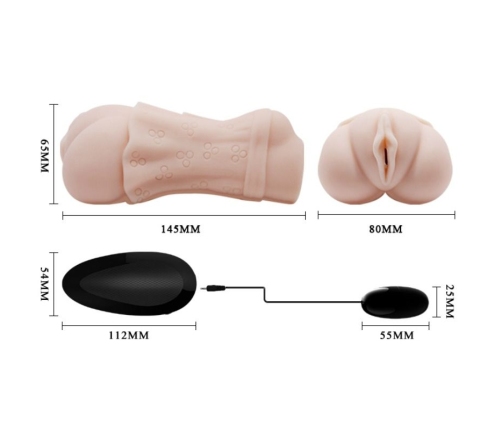 CRAZY BULL - WATER SKIN VAGINA MASTURBADOR WITH VIBRATING BULLET 2