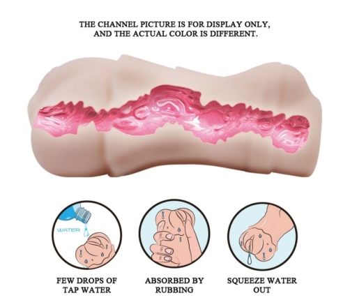 CRAZY BULL - WATER SKIN VAGINA MASTURBADOR WITH VIBRATING BULLET 2