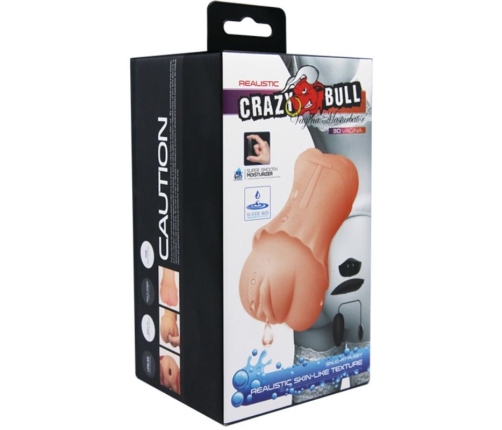 CRAZY BULL - WATER SKIN VAGINA MASTURBADOR WITH VIBRATING BULLET 2