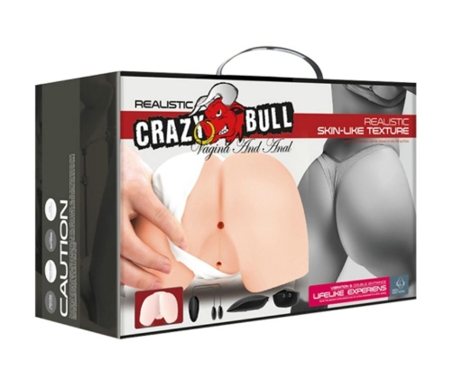 CRAZY BULL - VAGINA Y ANO REALÍSTICOS CON VIBRACIÓN POSICIÓN 4