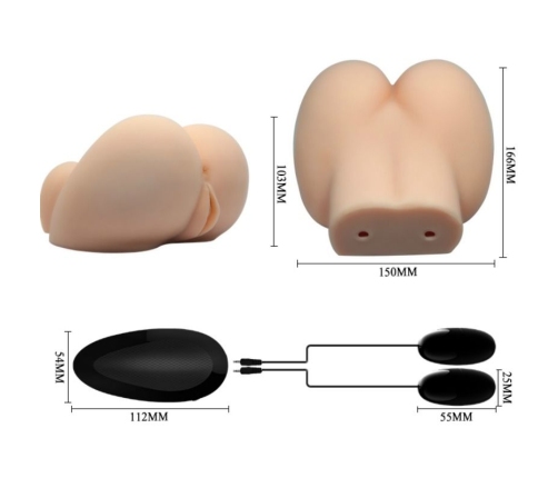 CRAZY BULL - REALISTIC VAGINA AND ANUS WITH VIBRATION POSITION 6