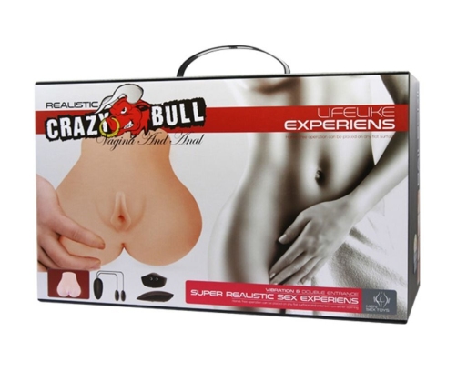 CRAZY BULL - VAGINA Y ANO REALÍSTICOS CON VIBRACIÓN POSICIÓN 7