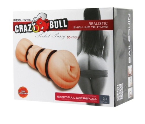 CRAZY BULL - VAGINA MASTURBATOR WITH RINGS