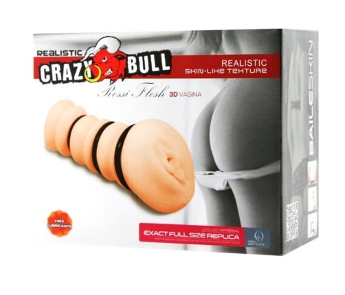 CRAZY BULL - MASTURBADOR WITH RINGS VAGINA MODEL 2