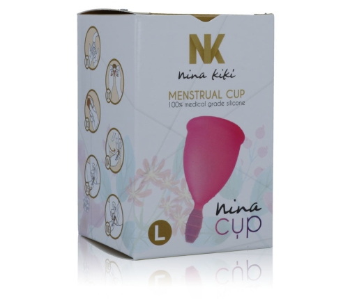 NINA KIKÍ - MENSTRUAL CUP PINK - SIZE L