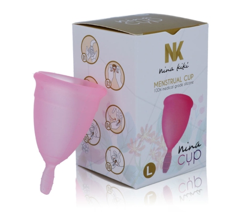 NINA KIKÍ - MENSTRUAL CUP PINK - SIZE L