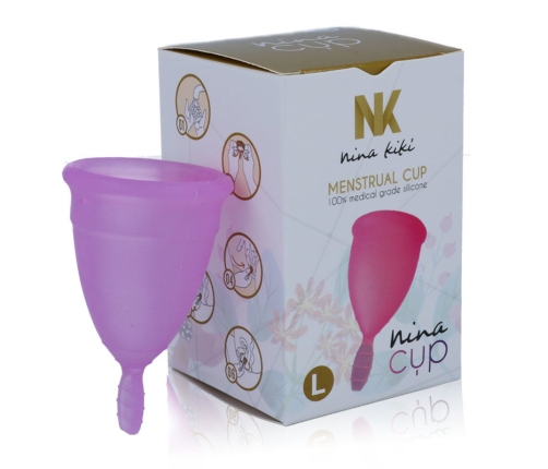 NINA KIKÍ - MENSTRUAL CUP PURPLE - SIZE L