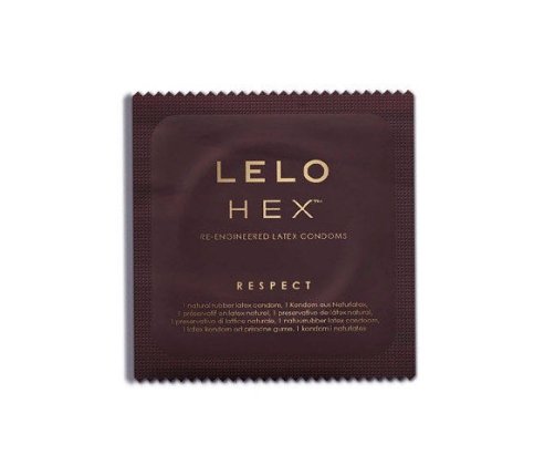 LELO HEX CONDOMS RESPECT XL 3 PACK