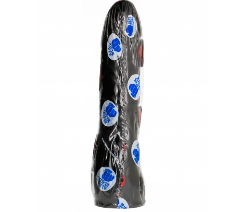 ALL BLACK - DILDO BLACK REALISTIC 20 CM