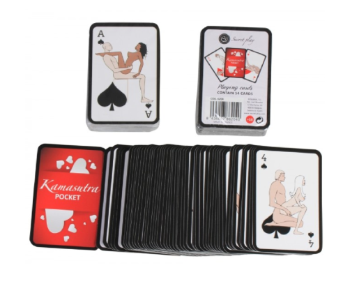 SECRETPLAY - POCKET KAMASUTRA PLAYING CARDS (ES/EN/PT/IT/FR/DE)