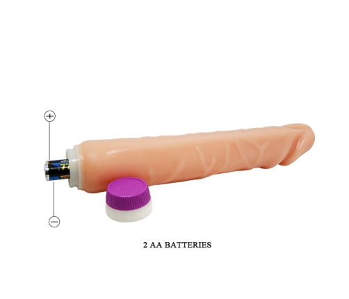 BAILE - WAVES OF PLEASURE REALISTIC VIBRATING 25.5 CM