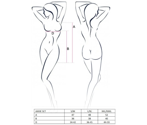 PASSION - WOMAN AKKIE SET NURSE COSTUME L/XL