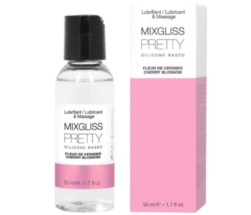 MIXGLISS - PRETTY LUBRICANTE SILICONA FLOR DE CEREZA 50 ML