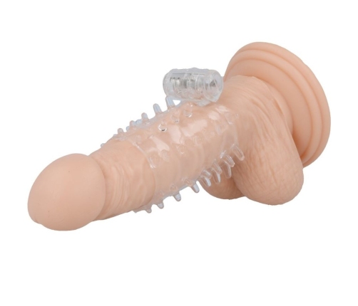 CASUAL LOVE - RING VIBRATING SLEEVE TRANSPARENT