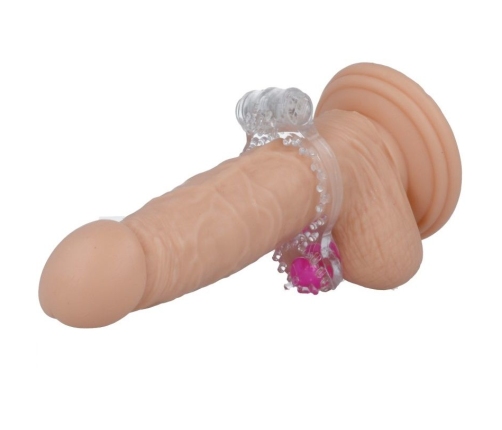 CASUAL LOVE - RING VIBRATING DOUBLE PLEASURE TRANSPARENT